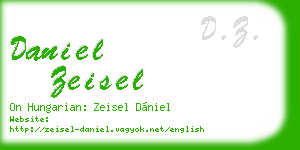 daniel zeisel business card