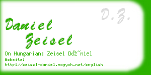 daniel zeisel business card